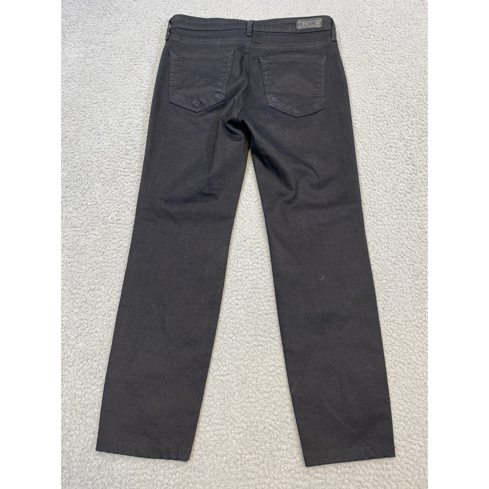 AG Adriano Goldschmied Jeans Women 27 The Jodi Crop High Rise Slim Flare Black*
